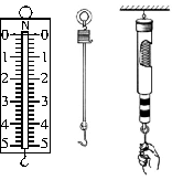 弹簧测力计的原理
，用弹簧测力计测摩擦力的实验原理是？图1